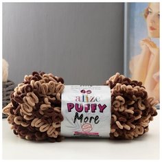 Пряжа "Puffy more" 100 % микрополиэстер 11,5м/150г (6287) 6031193 Alize