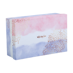 Коробка подарочная Дарите счастье Love 27 × 9.5 × 17.5 см розовый/сиреневый