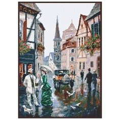 07.006 Набор для вышивания Палитра Город просыпается, 26х36 см