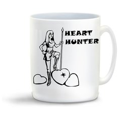 Кружка с приколом Heart hunter Cool Podarok