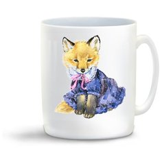 Кружка "Графика. Лисенок в платье" Cool Podarok