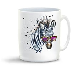 Кружка "Краски. Деловая зебра" Cool Podarok
