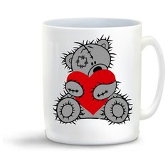 Кружка с приколом мишка Cool Podarok