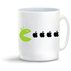 Кружка с приколом яблоки (apple) Cool Podarok