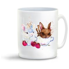 Кружка "Краски. Зайки в кружке" Cool Podarok