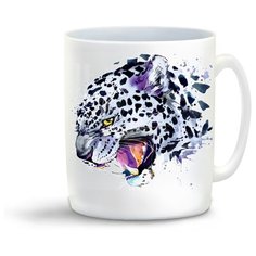 Кружка "Краски. Белый гепард" Cool Podarok