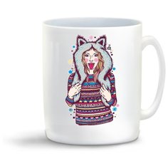 Кружка "Девушка" Cool Podarok