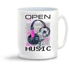 Кружка "Open your music4" Cool Podarok