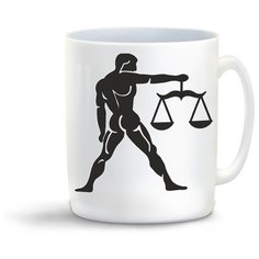 Кружка с приколом весы зодиак Cool Podarok