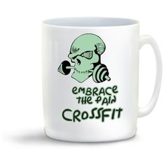 Кружка "Embrace the pain crossfit (кроссфит)" Cool Podarok