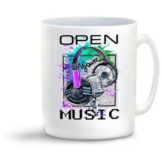 Кружка "Open your music5" Cool Podarok