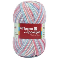 Пряжа из Троицка Подмосковная принт, секц. 100гр. 250м. (50%шерсть, 50%акрил) (4332 секционный) 10 мотков Троицкая камвольная фабрика