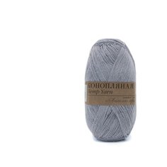 Пряжа Пехорка Конопляная 50гр. 280м. (70% хлопок, 30% конопля) (59 мышонок) 5 шт