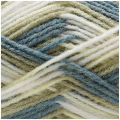 Пряжа из Троицка Подмосковная принт, секц. 100гр. 250м. (50%шерсть, 50%акрил) (4178 секционный) 10 мотков Троицкая камвольная фабрика