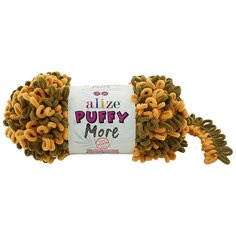 Пряжа для вязания Alize Puffy More 150г 11,5м (100% микрополиэстер) (6277) 2 мотка