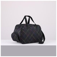 Сумка дор 83/Д, 44*25*30, отд на молнии, 2 н/кармана, длин ремень, Цвет линии/черный 5598895 Amen.