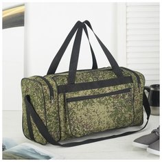 Сумка дор 01, 46*20*25, отд на молнии, 3 н/кармана, длин ремень, камуфляж 1262206 Amen.