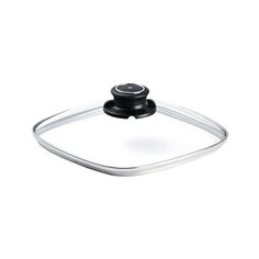 Крышка Swiss Diamond C20X20, 20х20 см прозрачный / черный