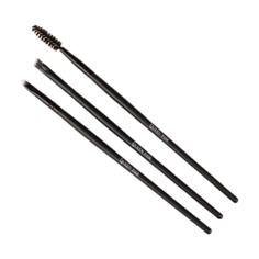 Кисть Queen fair Premium 4105144 для бровей, для век, для губ черный