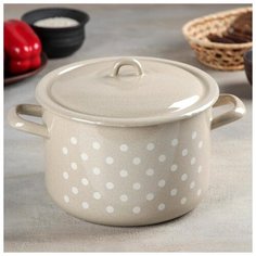 Кастрюля 4,3 л "Горошинки" цилинд 5541792 ЭСТЕТ