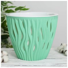 Кашпо "Вдохновение" 5,7л, цвет Мята 5111244 Сима ленд
