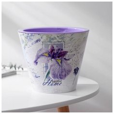 Кашпо "Прованс" 3л, цвет ирис 6581386 Сима ленд