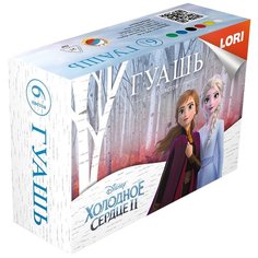 LORI Гуашь Холодное сердце 2 Disney 6 цветов х 15 мл (Гд-013)