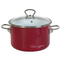 Кастрюля Vitross Bon Appetit, 4 л, вишневый