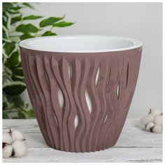 Кашпо "Вдохновение" 5,7л, цвет Мокко 5111243 Сима ленд