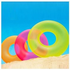 Круг Neon Frost 91 см, от 9лет, 3цвета Intex