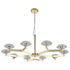 Люстра подвесная Crystal Lux REBECA SP10 GOLD