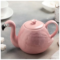 Чайник заварочный "Фламинго" 800 мл, 21х12,5х12 см 4320763 Сима ленд