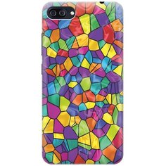 Cиликоновый чехол на Asus Zenfone 4 Max (ZC554KL) / Асус Зенфон 4 Макс (ЗЦ554КЛ) с принтом "Яркая мозаика" Gosso