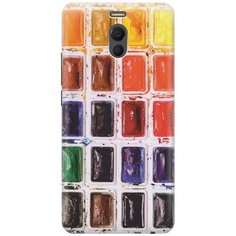 Cиликоновый чехол на Meizu M6 Note / Мейзу М6 Ноут с принтом "Палитра красок" Gosso