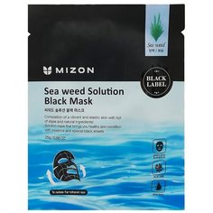 Mizon Тканевая маска с морскими водорослями Sea Weed Solution Black Mask, 25 г