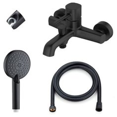 Orange Karl M05-300b душевой набор, черный матовый