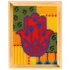 Набор для вышивания пряжей "BAMBINI. Хамса (рука Фатимы)", 15х20 см, арт. X2277 Brvsk