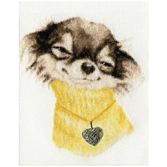 Набор для вышивания крестом Золотое Руно "Милашка", 8,5x9,5 см, арт. ЗП-005