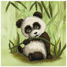 Набор для вышивания крестом на канве с рисунком Нова Слобода "Сладкоежка", 18x18 см, арт. СВ5562 Nova SlobodА