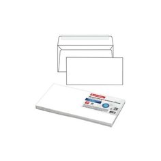 Конверты "Brauberg", Е65 (110х220 мм), отрывная лента, Куда-Кому, внутренняя запечатка, 100 штук