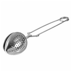 Заварочное ситечко щипцы для чая, серебристый, 16х4х5 см, MARMA MM-TEA-01