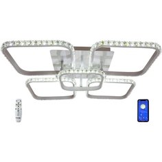 Люстра потолочная светодиодная Studio Led SL141/4+1 Crystal White