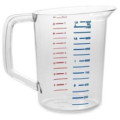 Небьющийся мерный кувшин из ударопрочного поликарбоната, 1.9 л, Rubbermaid