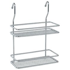 RUS-385049-2 Zn Полка для рейлинга 2-х ярусная Rosenberg