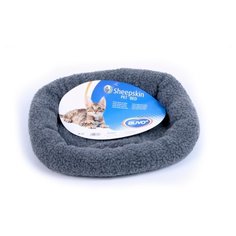 Лежак для животных DUVO+ "Sheepskin", серый, 45х37х6см (Бельгия)