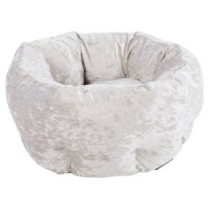 Лежак для животных SCRUFFS "Velvet", серебристый, 45см (Великобритания)
