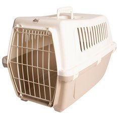 Переноска для животных пластиковая DUVO+ "Vision Classic", бежевая, 48х32х33см (Бельгия)