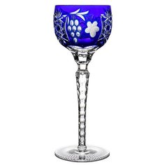 Фужер для красного вина 230 мл, синий, GRAPE, Ajka Crystal