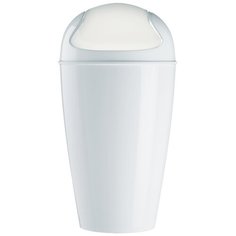 Корзина для мусора с крышкой Koziol Del XL 30 л белая (5773525)