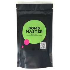 Шиммер - мерцающая соль (пудра) для ванн Bomb Master, зеленый